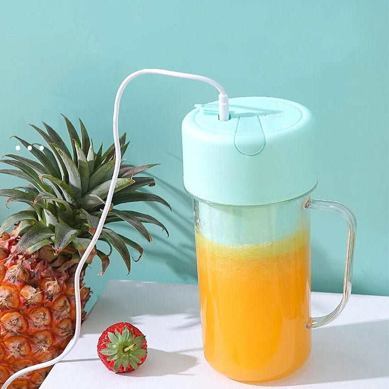 Crusher Juicer 2 In 1 Mini Portable USB Rechargeable High Quality 6 Blades