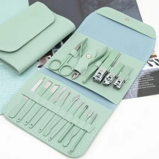 💅 All-in-One Nail Care Kit – 16 Tools in 1 Box!