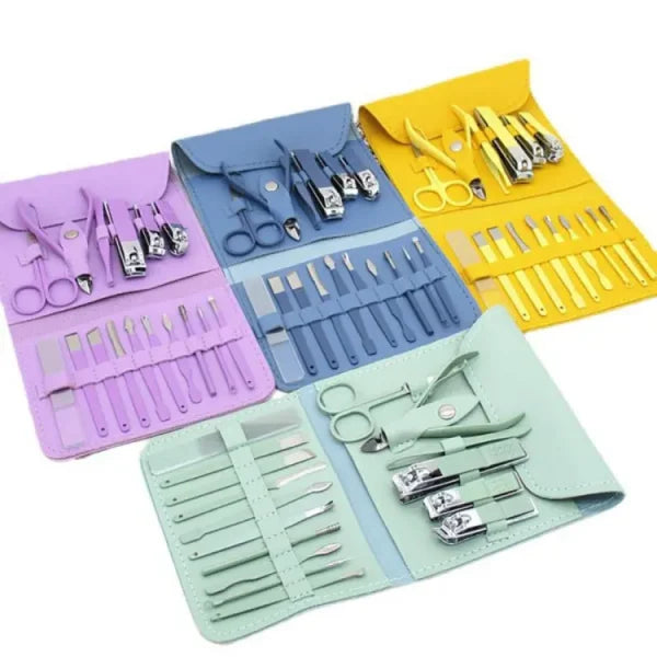 💅 All-in-One Nail Care Kit – 16 Tools in 1 Box!