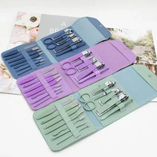 💅 All-in-One Nail Care Kit – 16 Tools in 1 Box!