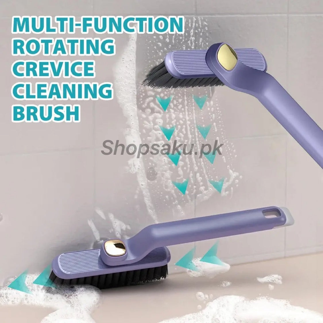 Multi-Function rotating cleaning brush | Ideal for home , kitchen & bathroom