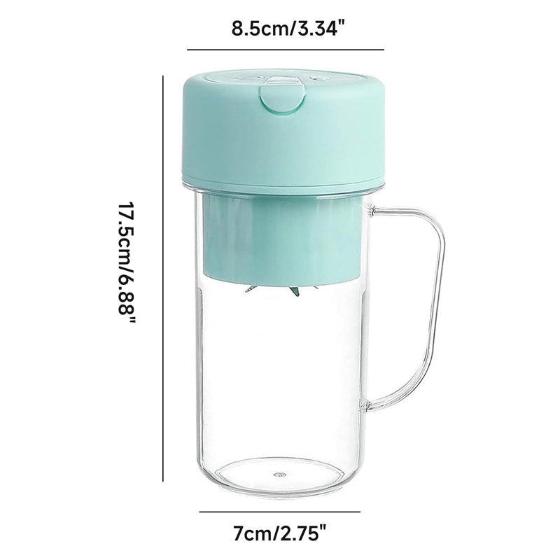 Crusher Juicer 2 In 1 Mini Portable USB Rechargeable High Quality 6 Blades