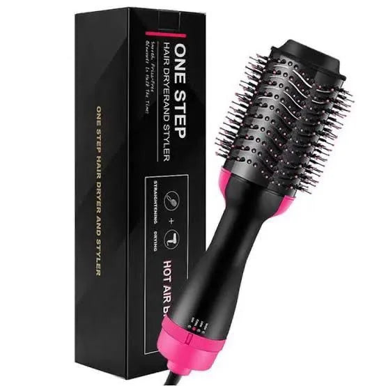 🔥 One Step Hot Air Brush – Dry, Straighten & Volumize in just minutes!