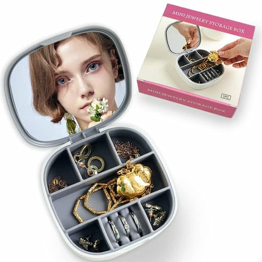 💎 Necklace Organizer & Jewellery Box with Mirror! 💍✨
