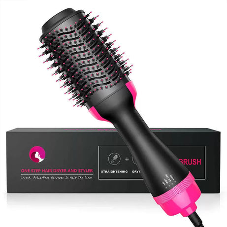 🔥 One Step Hot Air Brush – Dry, Straighten & Volumize in just minutes!