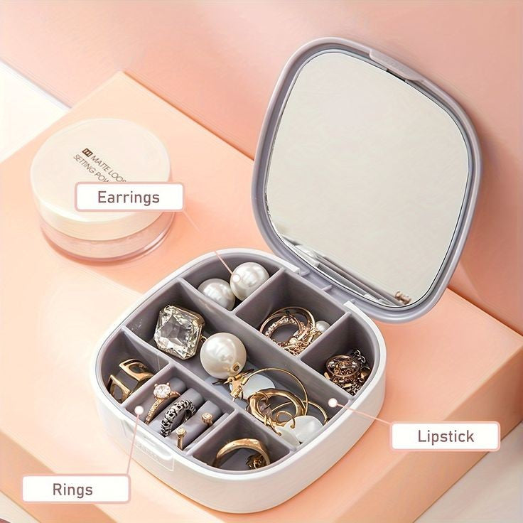 💎 Necklace Organizer & Jewellery Box with Mirror! 💍✨
