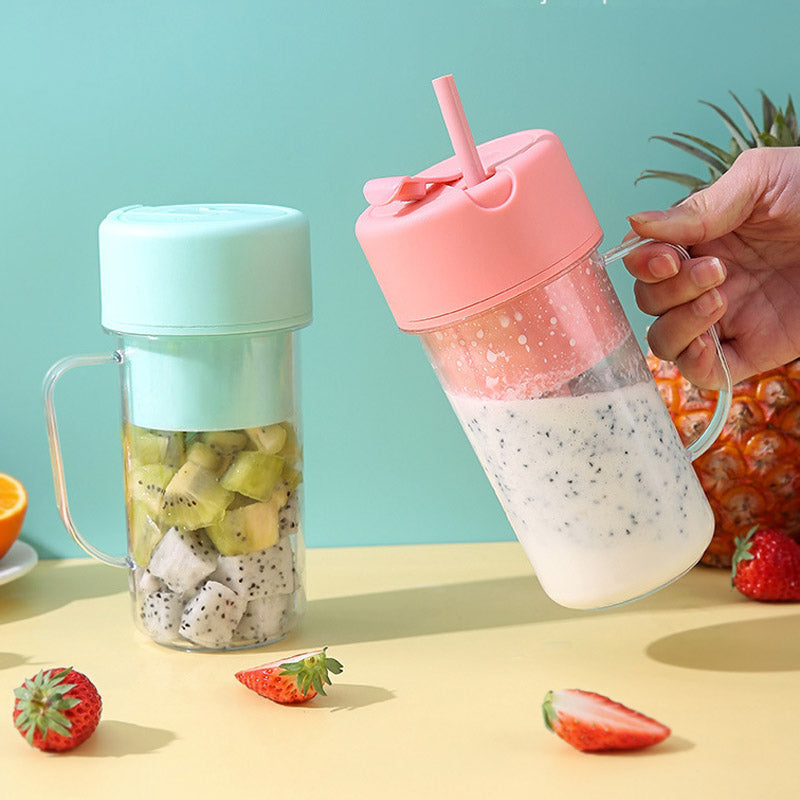 Crusher Juicer 2 In 1 Mini Portable USB Rechargeable High Quality 6 Blades