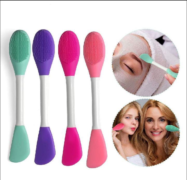 (Pack of 2) silicone face scrubber