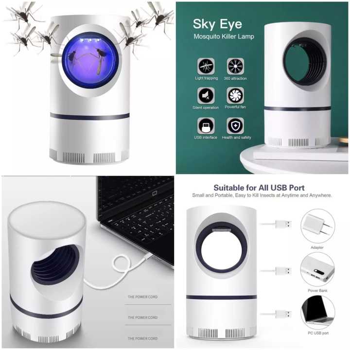 Portable USB Mosquito Killer Lamp - Safe, Silent & Chemical-Free