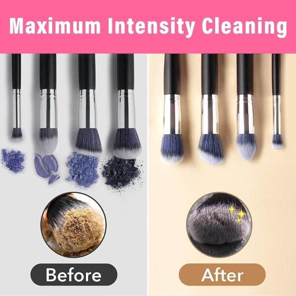 Electric Makeup Brush Cleaner Machine - Automatic | USB Rechargeable & Gentle on Bristles |