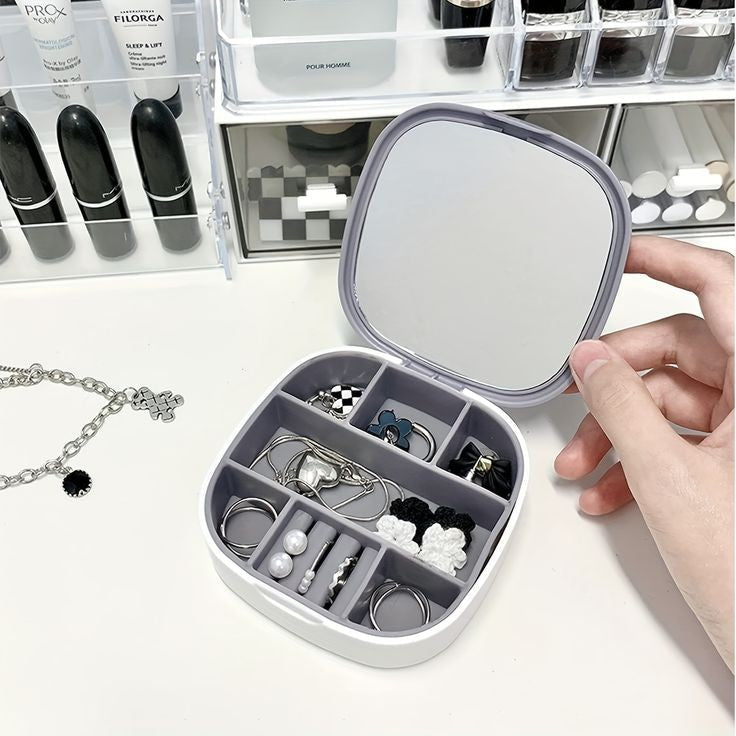 💎 Necklace Organizer & Jewellery Box with Mirror! 💍✨