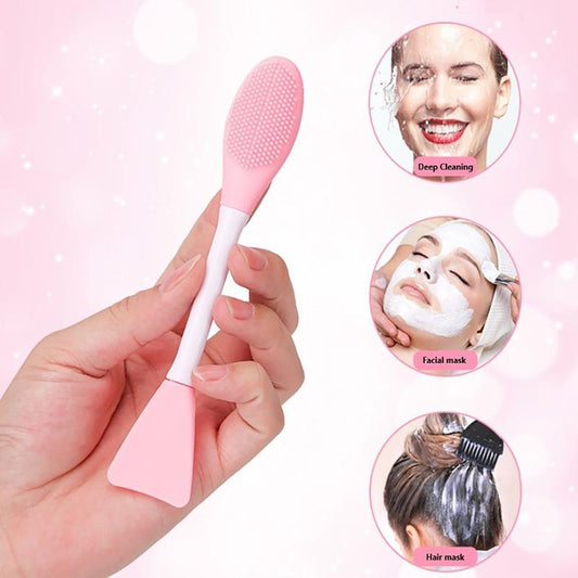 (Pack of 2) silicone face scrubber