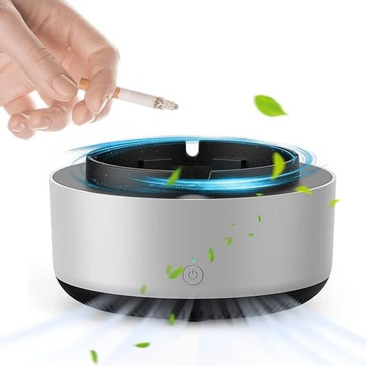 🚬💨 2-in-1 Smokeless Ashtray with Air Purifier
