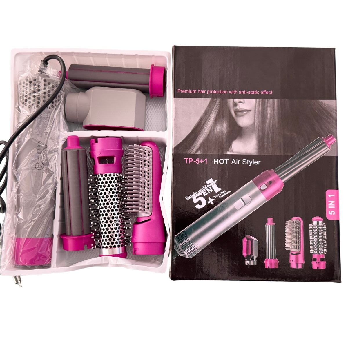 5-in-1 Hair Styler Attachments Kit